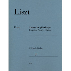 LISZT Années de Pèlerinage - 1ère année (Suisse)