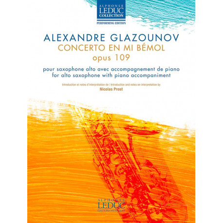 GLAZOUNOV Concerto en Mi Bémol