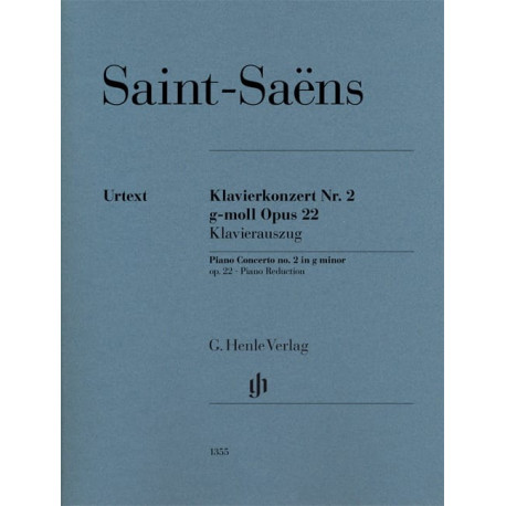 SAINT-SAËNS Concerto pour piano n° 2 Opus 22