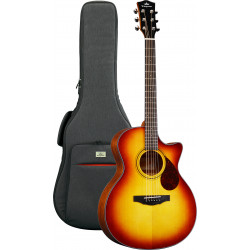 KEPMA SOLID TOP F0 Grand Auditorium Cherry Burst
