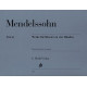 MENDELSSOHN Oeuvres Pour Piano A Quatre Mains