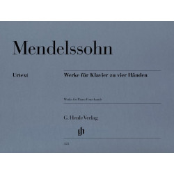 MENDELSSOHN Oeuvres Pour Piano A Quatre Mains