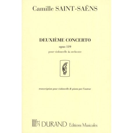 SAINT-SAËNS Concerto Violoncelle n° 2 op. 119
