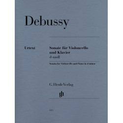 DEBUSSY Sonate pour violoncelle et piano ré mineur