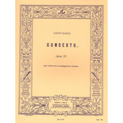 SAINT-SAËNS Concerto Violon op. 20