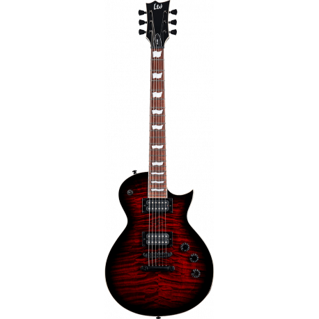 LTD EC256 Silver Sunburst Teardrop