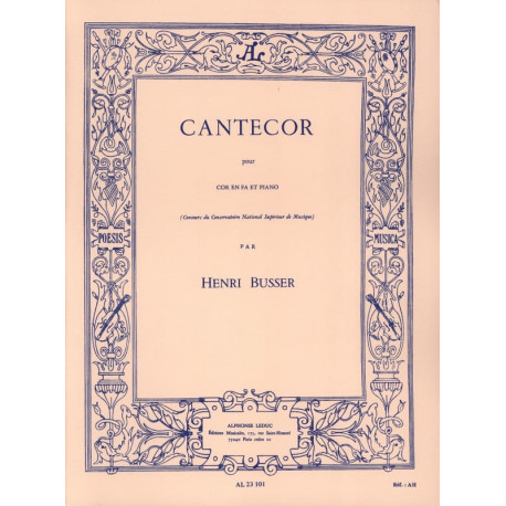 Henri Busser Cantecor
