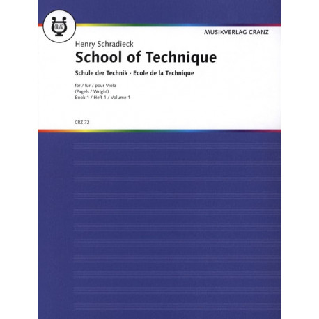 Henry Schradieck Ecole de la Technique Volume 1 - Alto