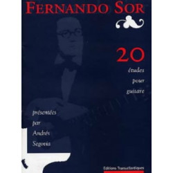 SOR 20 Etudes présentées par Andrés Segovia