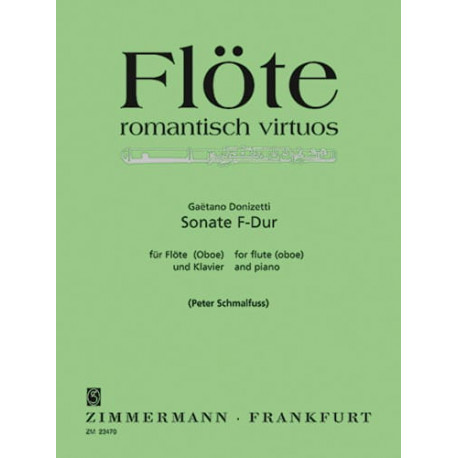 DONIZETTI Sonate F-Dur - Flöte Oboe u. Klavier