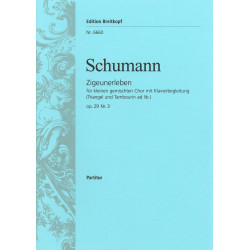 SCHUMANN Zigeunerleben - Choeur