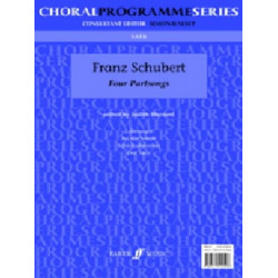 SCHUBERT 4 Partsongs