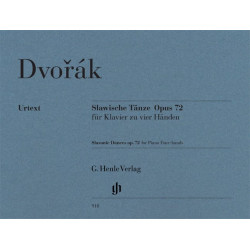 DVORAK Danses Slaves Opus 72. 4 Mains