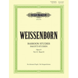 Julius Weissenborn Fagott Studien op. 8 - Bd. 2