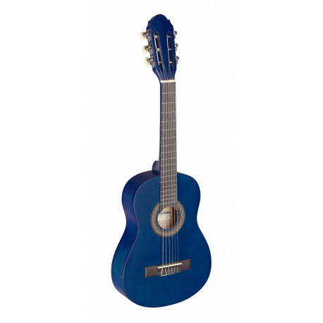 Guitare classique 1/4 bleue avec table en tilleul STAGG ENFANT