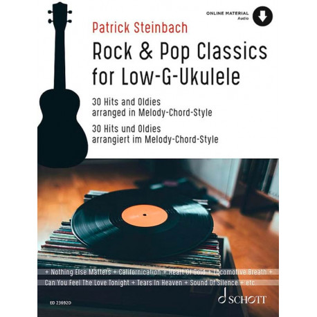 Patrick Steinbach Rock & Pop Classics for Low-G Ukulele