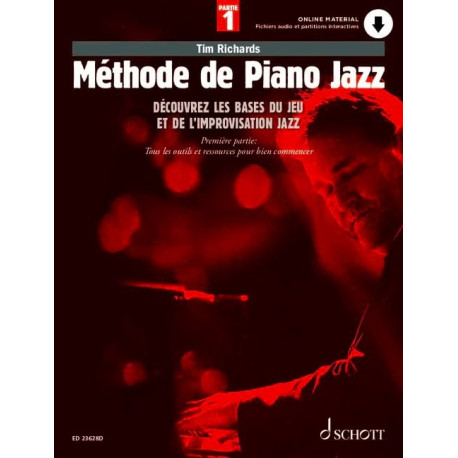 Tim Richards Méthode de Piano Jazz - Partie 1 Avec Audio en ligne.