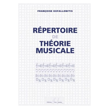 Répertoire de théorie musicale Françoise Kefallonitis