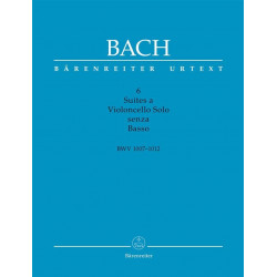 BACH 6 Suites pour Violoncelle Seul