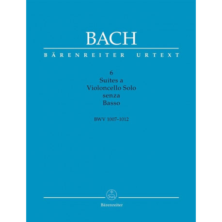 BACH 6 Suites pour Violoncelle Seul