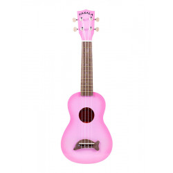 KALA MAKALA UKULELE SOPRANO DOLPHIN PINK BURST