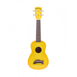 KALA MAKALA UKULELE SOPRANO DOLPHIN YELLO BURST