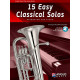 15 Easy classical solos - Euphonium Avec Audio en ligne.