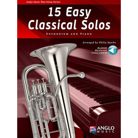 15 Easy classical solos - Euphonium Avec Audio en ligne.