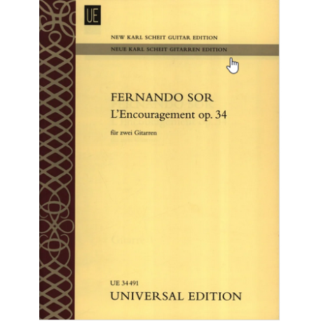 Fernando Sor l'encouragement op. 34