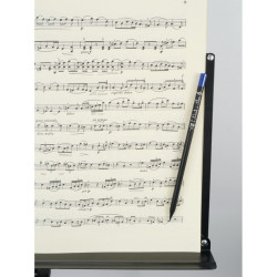 Crayon de papier magnétique noir avec bout du crayon bleu