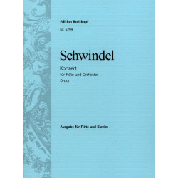 Friedrich Schwindel Flötenkonzert D-Dur - Flöte Klavier