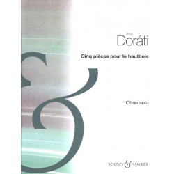 Antal Dorati Cinq pièces pour le hautbois