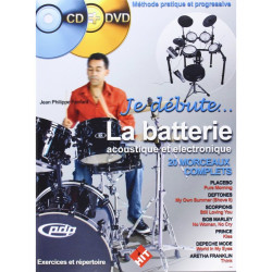 Je Débute...la Batterie + CD + DVD