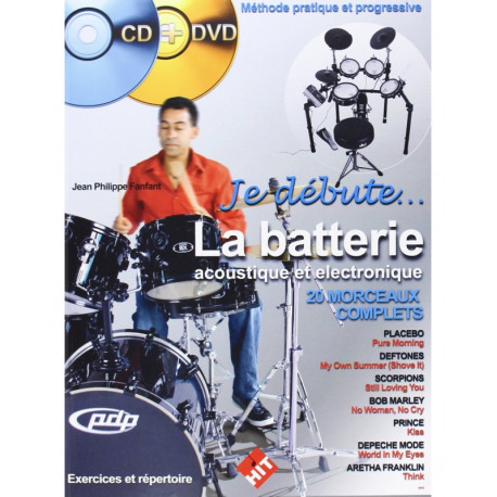 Je Débute...la Batterie + CD + DVD