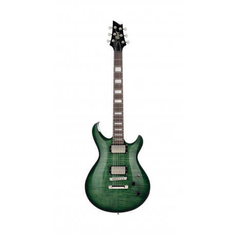 CORT GUITARE M600 TRANS GREEN BURST