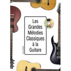 Bruno Tauzin Les Grandes Mélodies Classiques à la Guitare Avec CD.