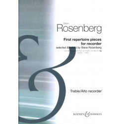 First repertoire pieces for treble recorder and piano
