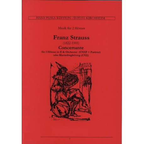 STRAUSS CONCERTATNTE pour 2 cors et piano
