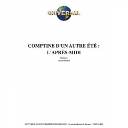 COMPTINE D'UN AUTRE ÉTÉ : L'APRÈS-MIDI