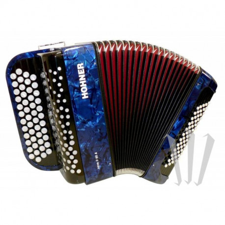 Hohner Nova II 60a Noir Touches Boutons En Sol/sol