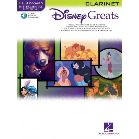 DISNEY Disney Greats - Clarinette AVEC audio en téléchargement
