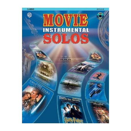 Movie instrumental solos AVEC CD. Level 2-3
