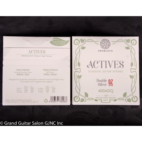Knobloch Strings ACTIVES QZ Nylon 400ADQ Medium-High Tension