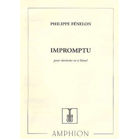 Philippe Fénelon Impromptu