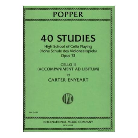 David Popper 40 Studies Op.73 - Accompagnement Violoncelle 2