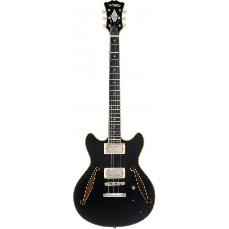 D'ANGELICO EXCEL MINI DC TOUR SOLID BLACK