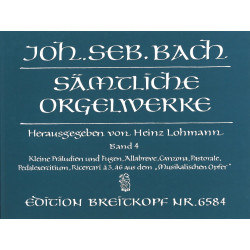 BACH Sämtliche Orgelwerke Volume 4