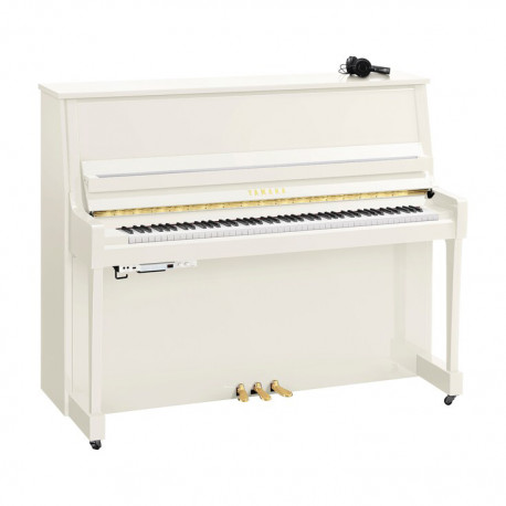 PIANO YAMAHA B30 SILENT SC3 BLANC BRILLANT