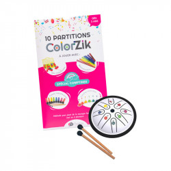 LOT COLORZIK SPECIAL COMPTINES + MINI TONGUE DRUM