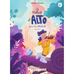 Caroline Simonnot La Méthode d'alto pour les débutants, Vol.2